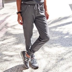 Figs Technical Collection Grey Slim Fit Zamora Jogger Scrub Pants
